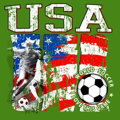 USA World Soccer 2018 Heat Transfers