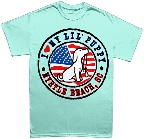 Patriotic Puppy - Circular