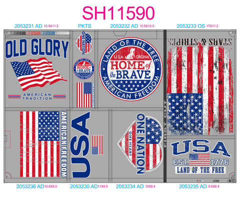 American Pride City Souvenir Sheet