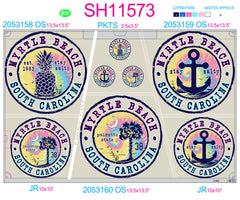 SH11573 - Tie-Dye Fill Circular Sheet - Complete Set